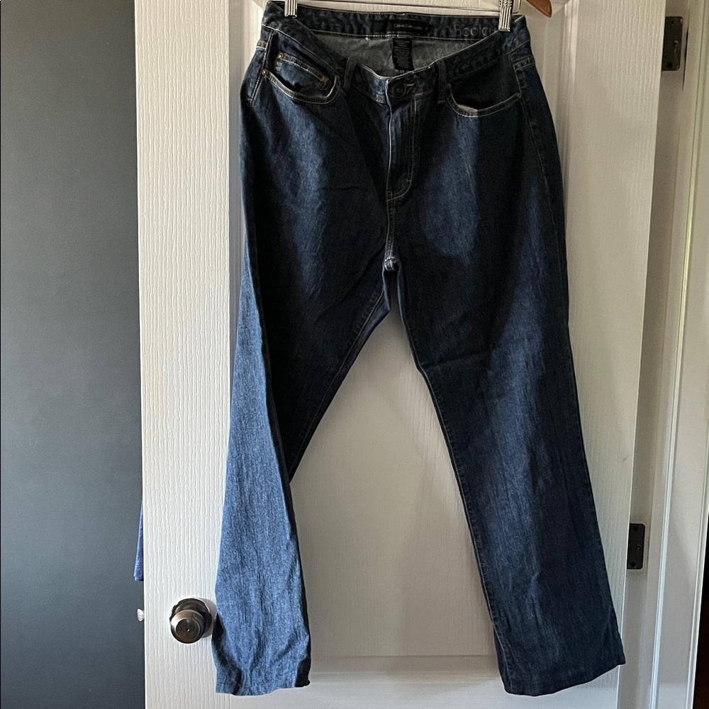 Calvin Klein Women's Blue Boot Cut Jeans